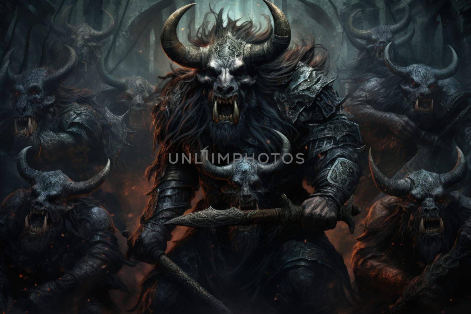 Enter a world of myth and legend where ferocious minotaurs, half-human and half-bull, reign supreme.
