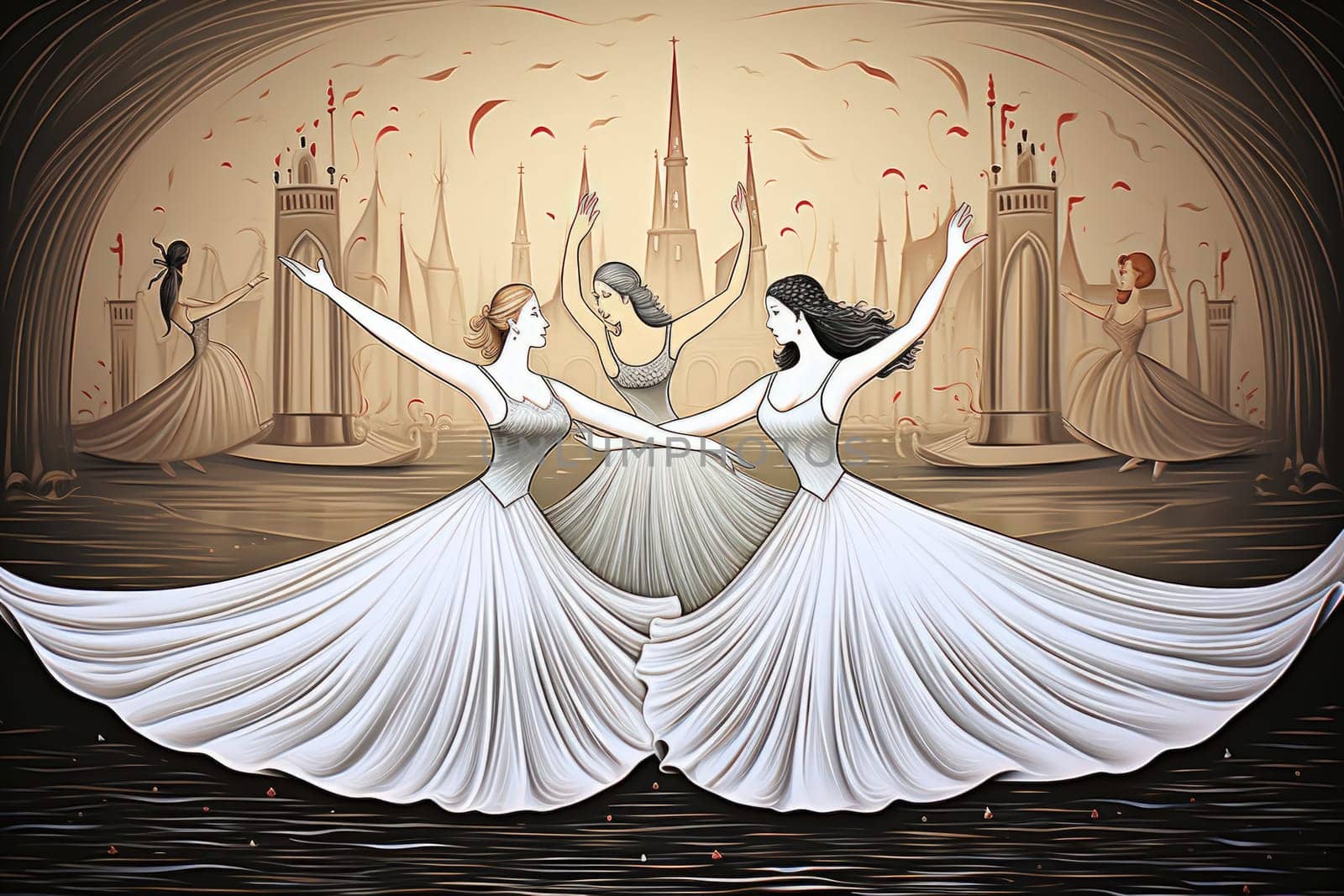 Step into a realm of enchantment and behold the mesmerizing beauty of elegant swan maidens.