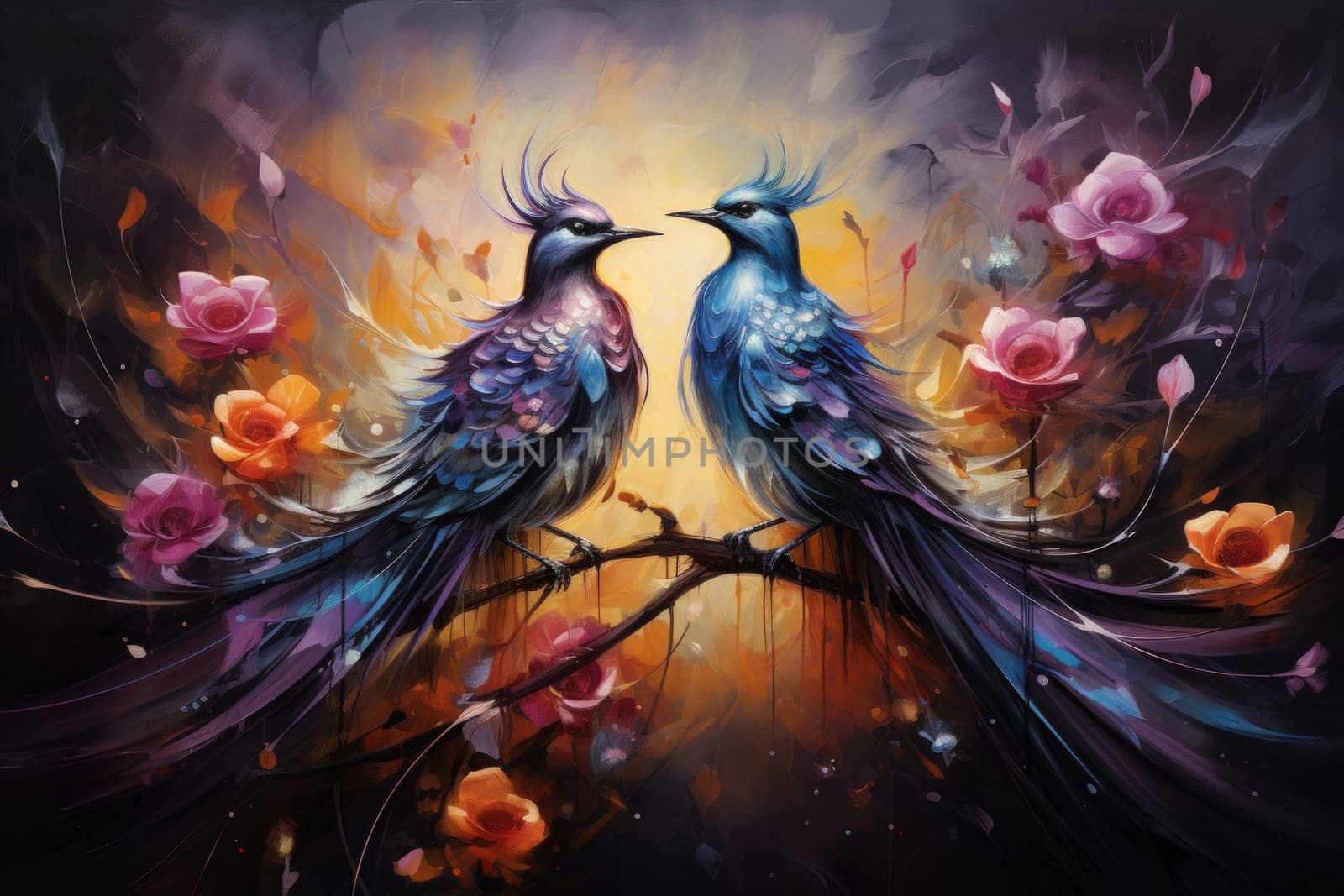 Immerse yourself in the enchanting realm of fantasy with this captivating illustration by a professional visual artist.