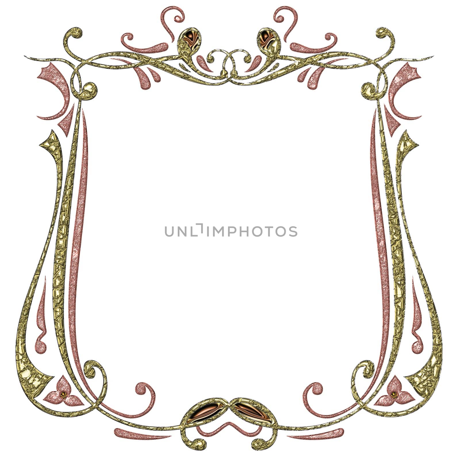 Gilded Text Box,Frame - Antique Floral