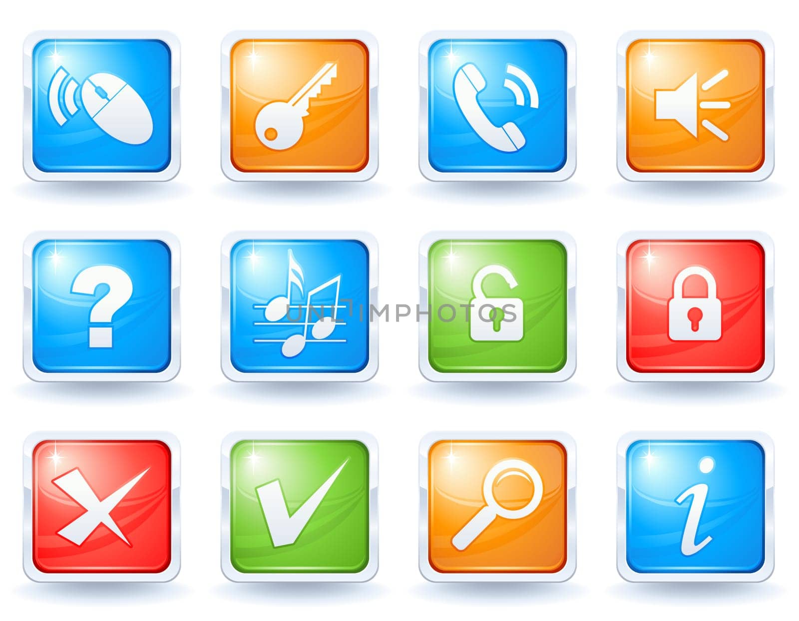 Internet buttons collection 2