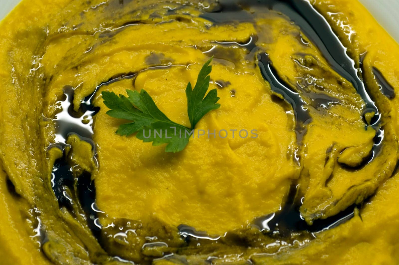 Cream of pumpkin soup