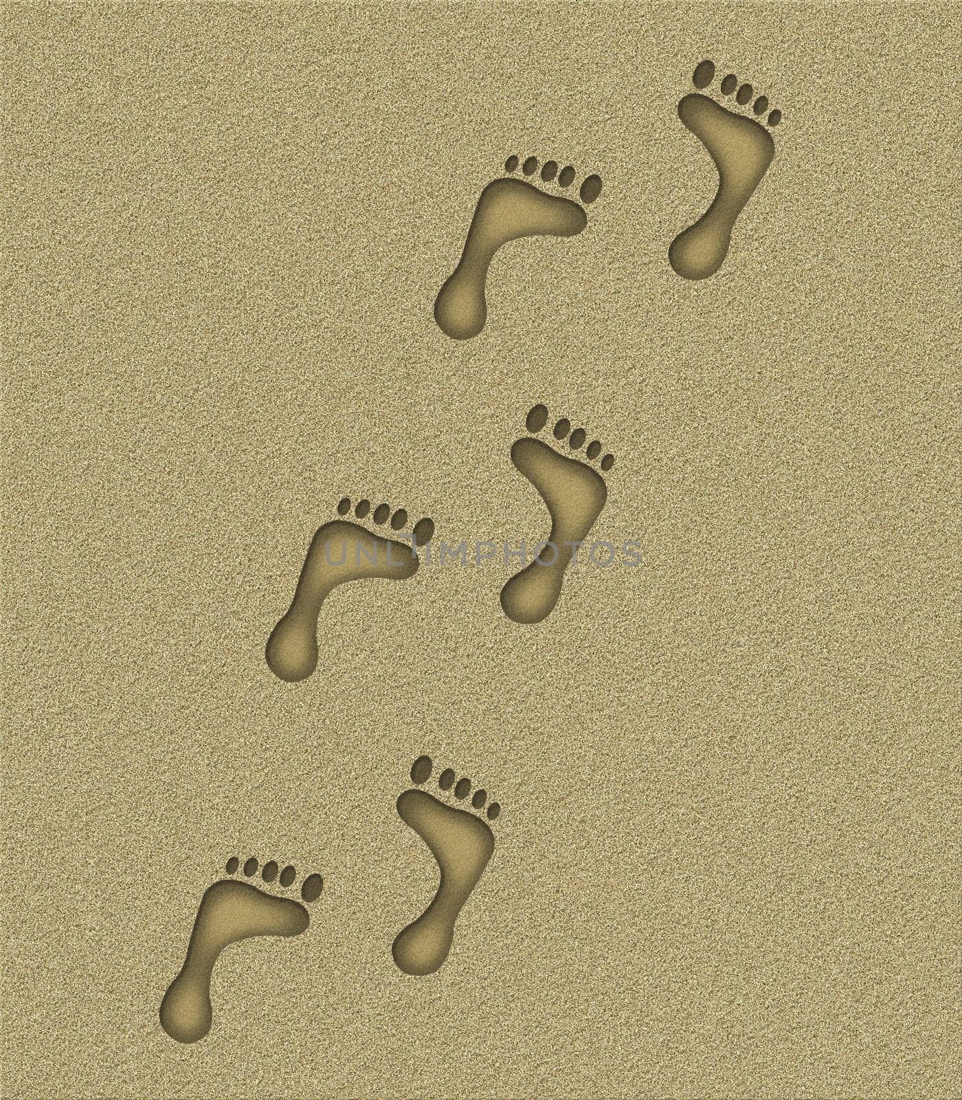 Footprints in Sand