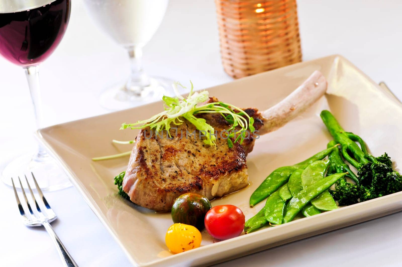 Veal dinner