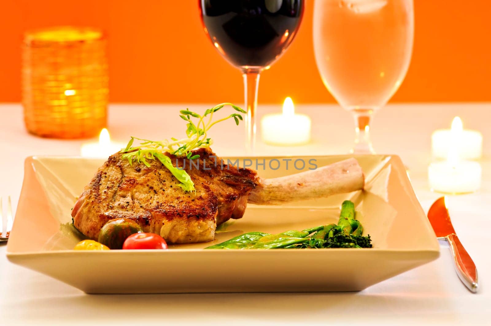 Veal dinner