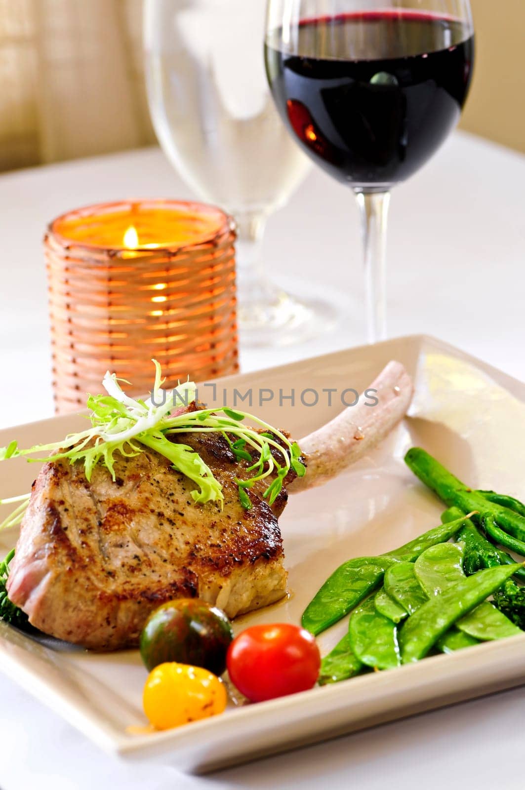 Veal dinner