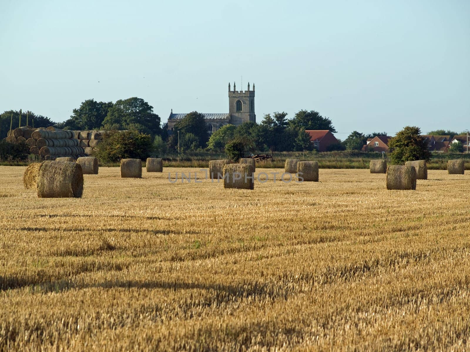 Bales of straw