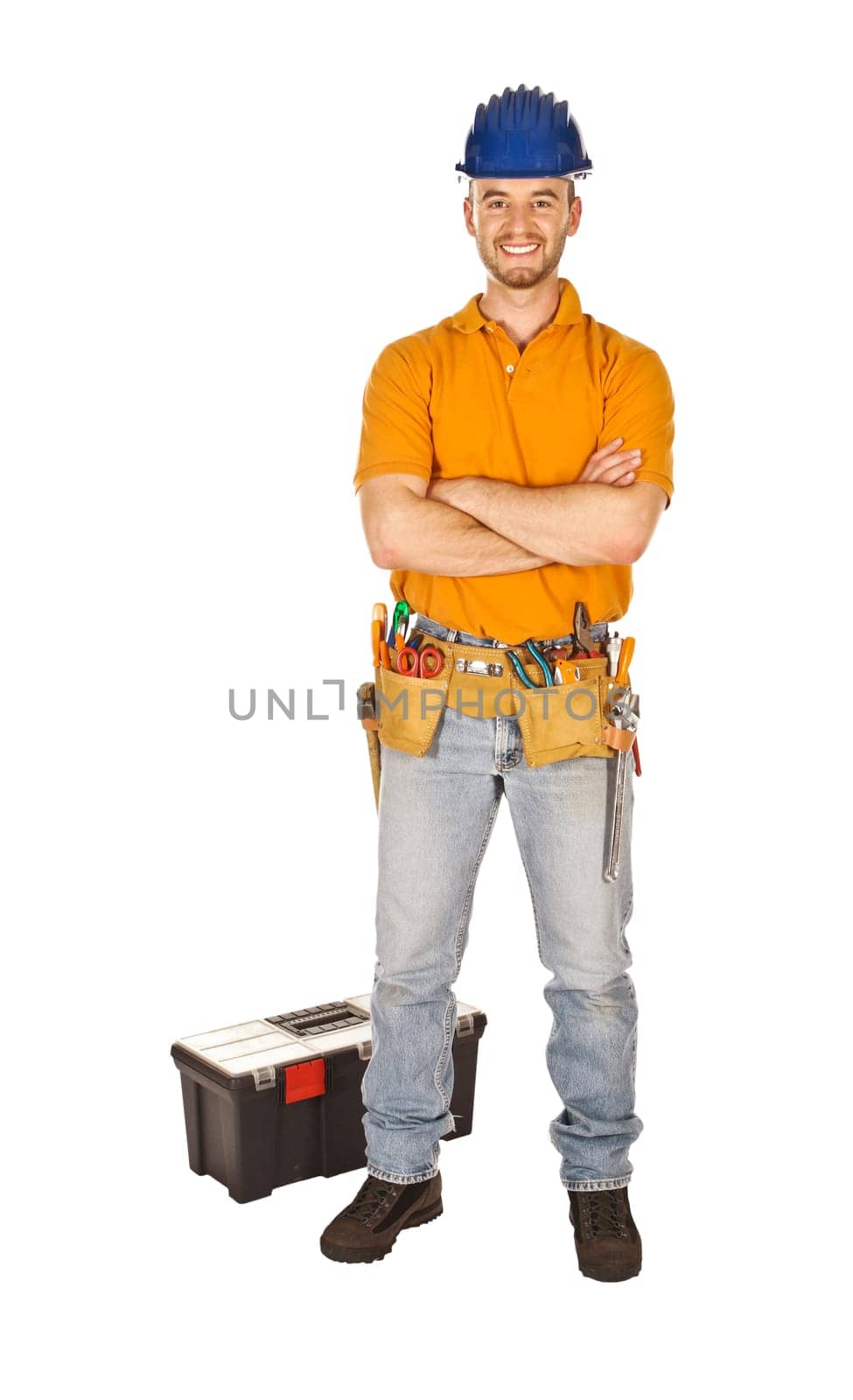 standing worker