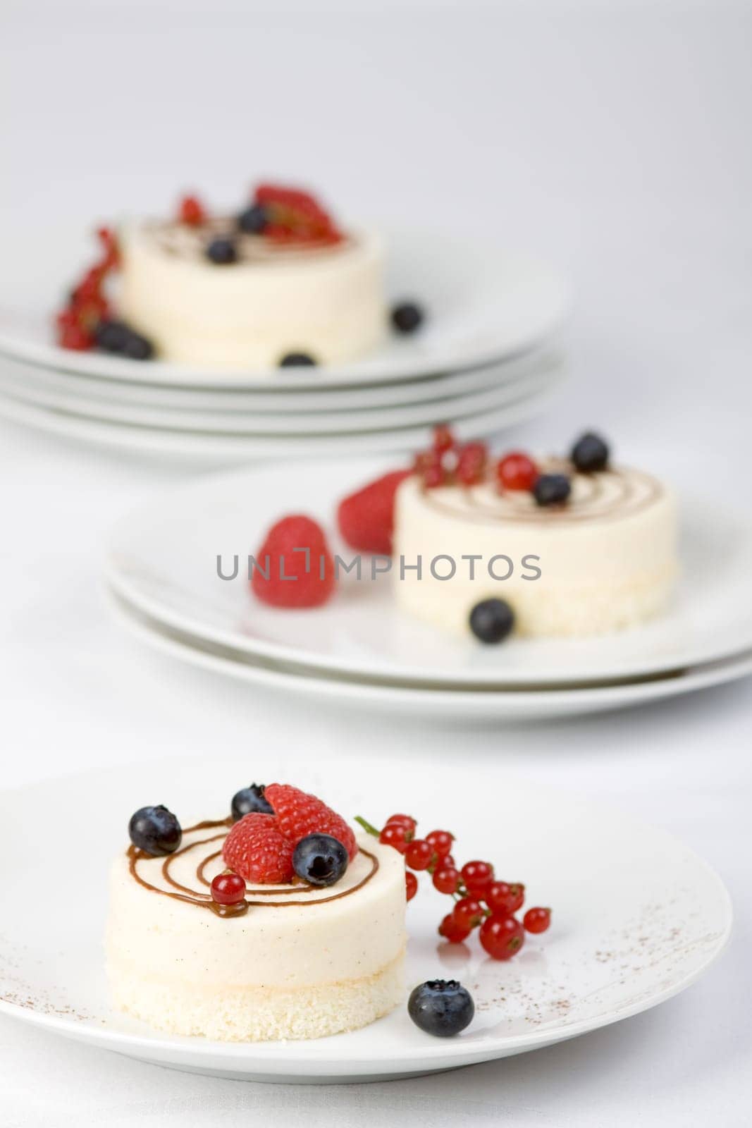 Three tartlets in the middle