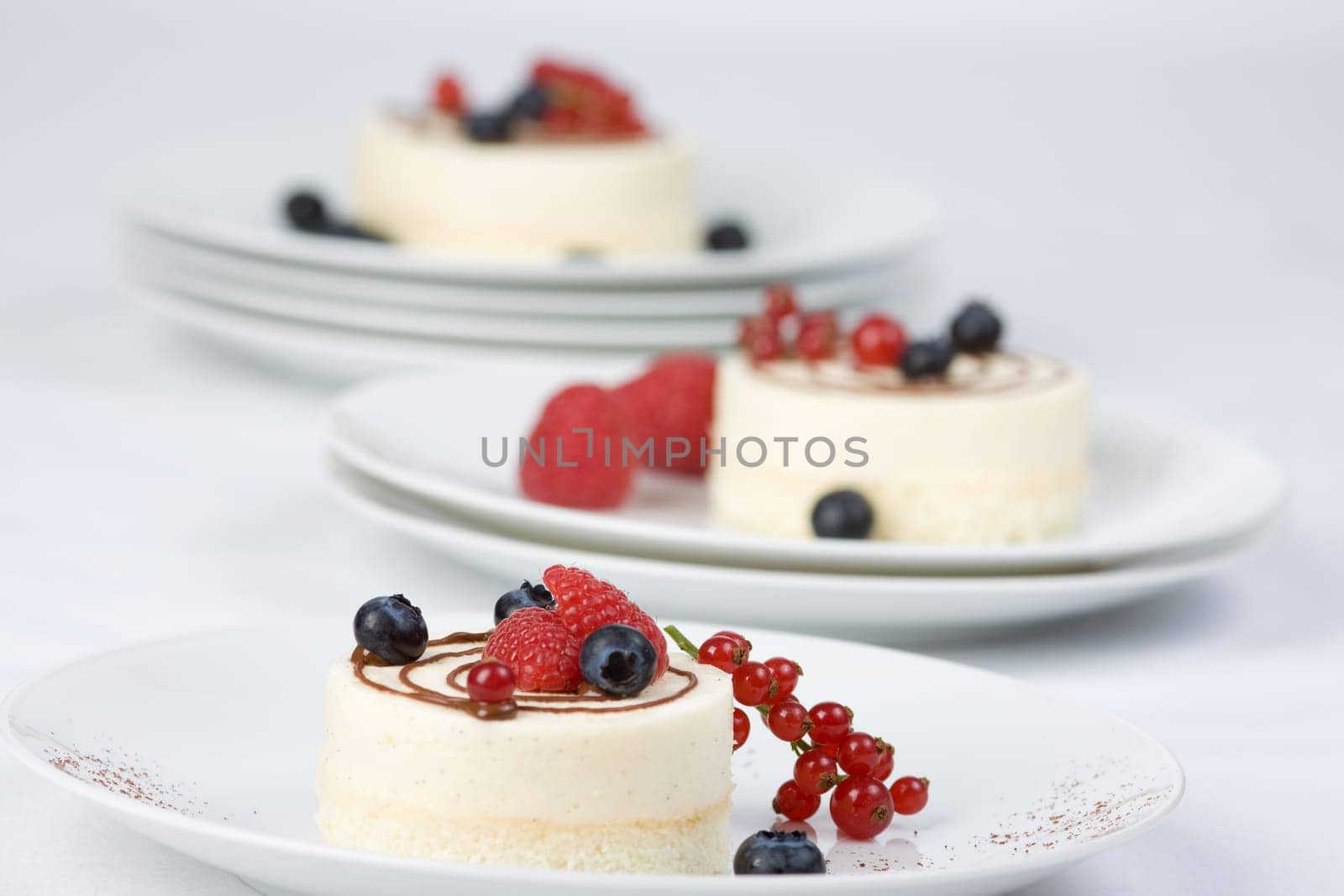 Three tartlets in the middle