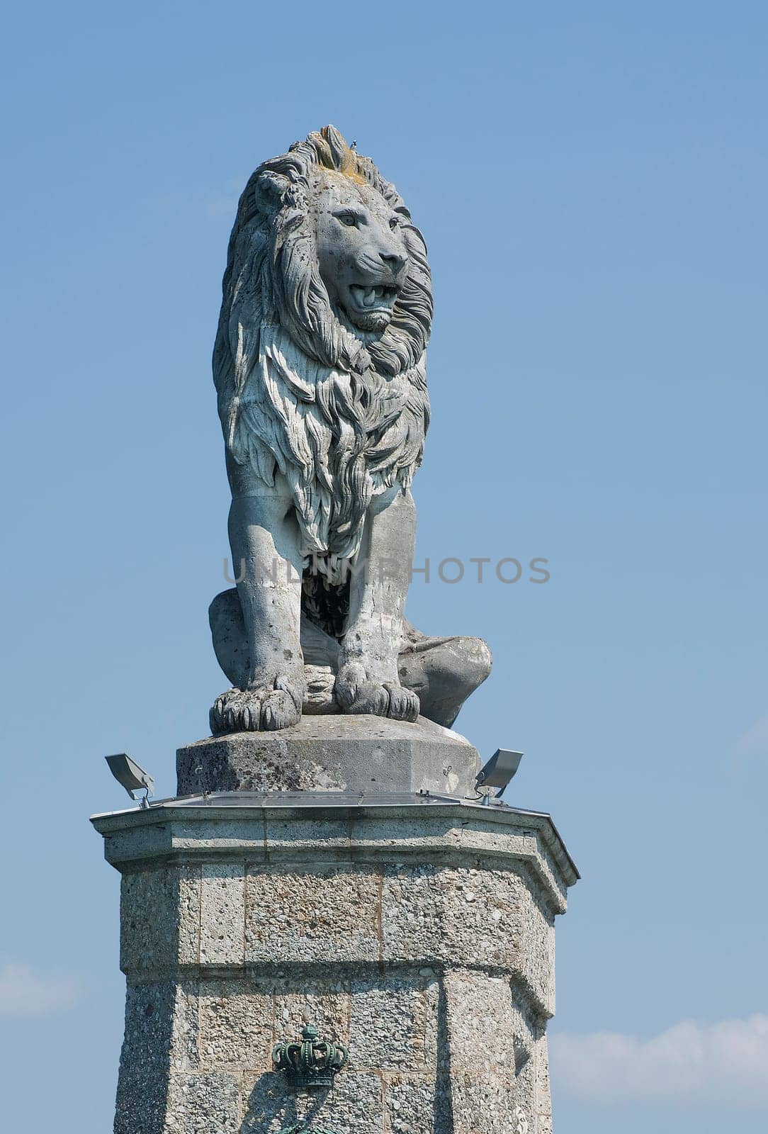 The Lion of Lindau on Lake Constance