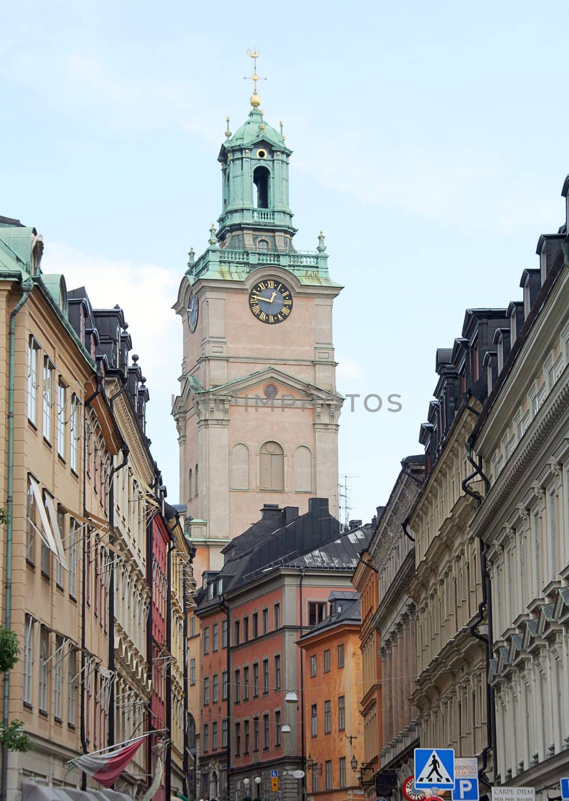 Street view in Stockholm, Sweden