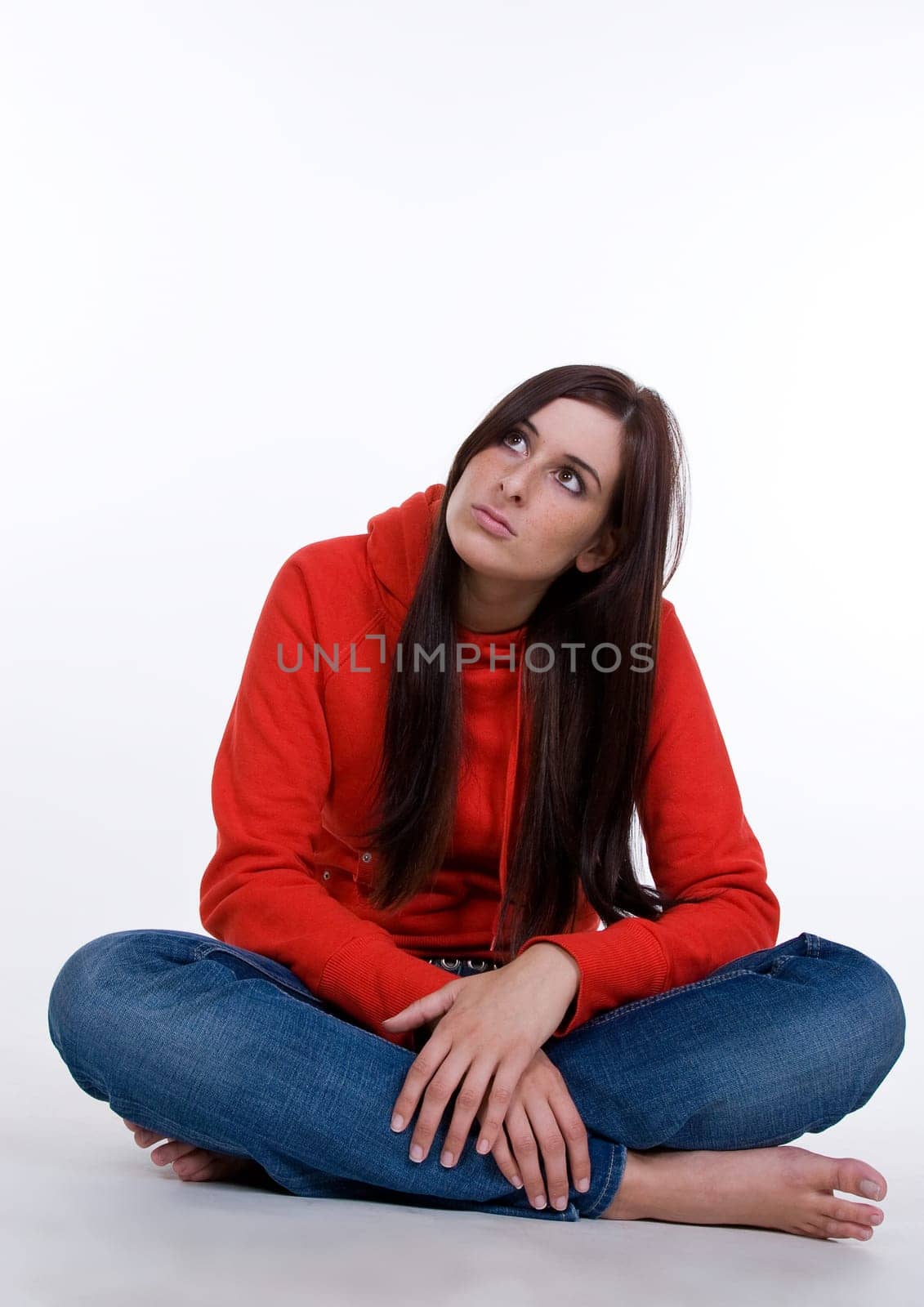 dark-haired woman
