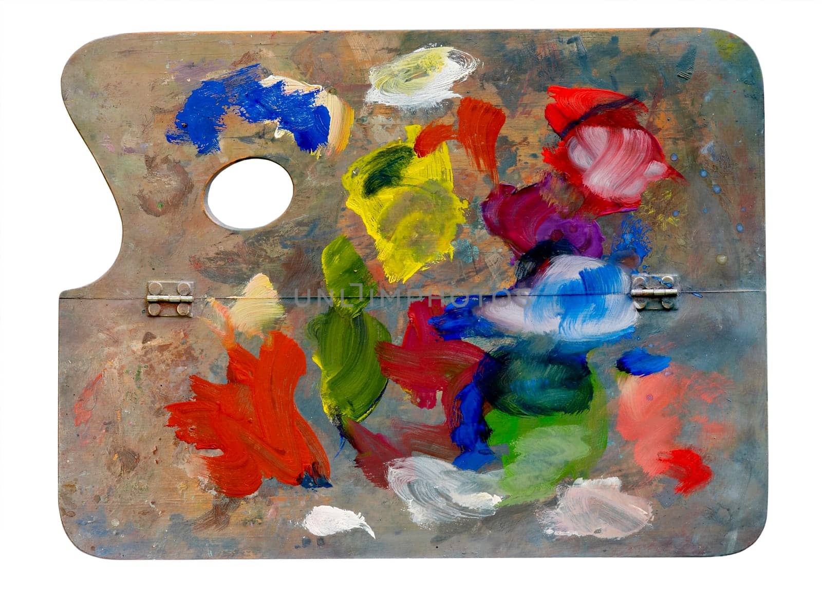 old artistic palette