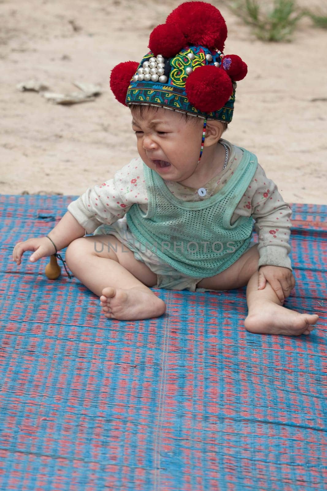 asian baby from Laos,Yao ethnic group