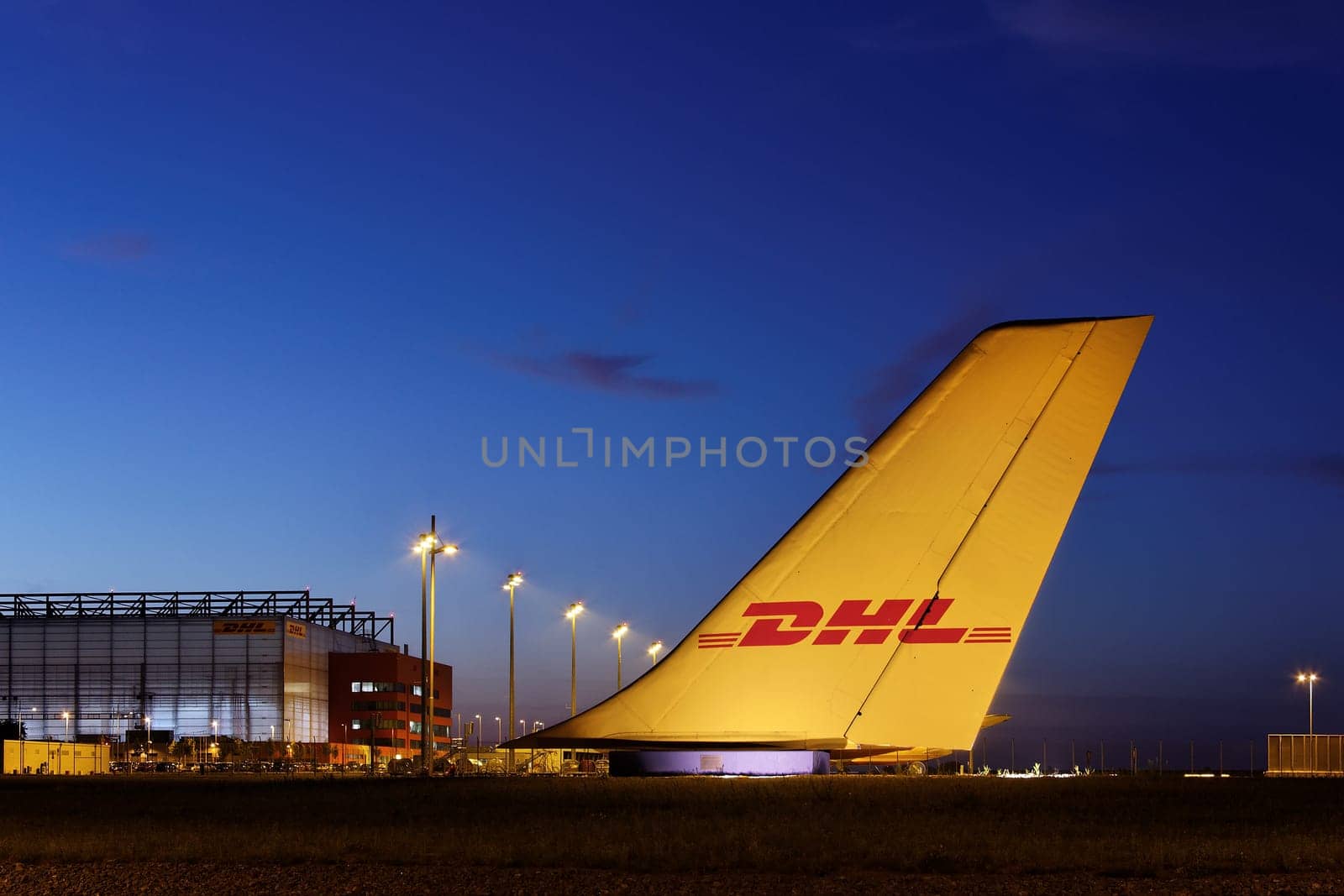 Roundabout at DHL Air Hub