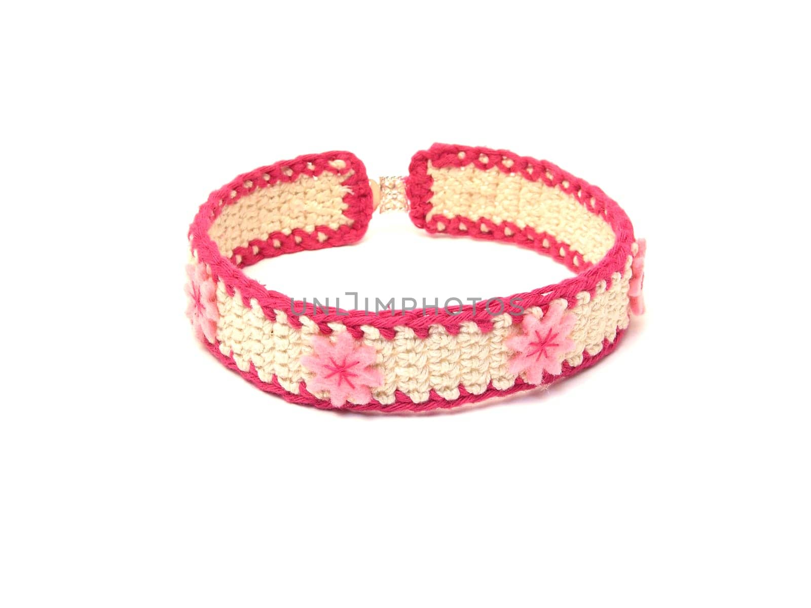 Homemade crocheted choker