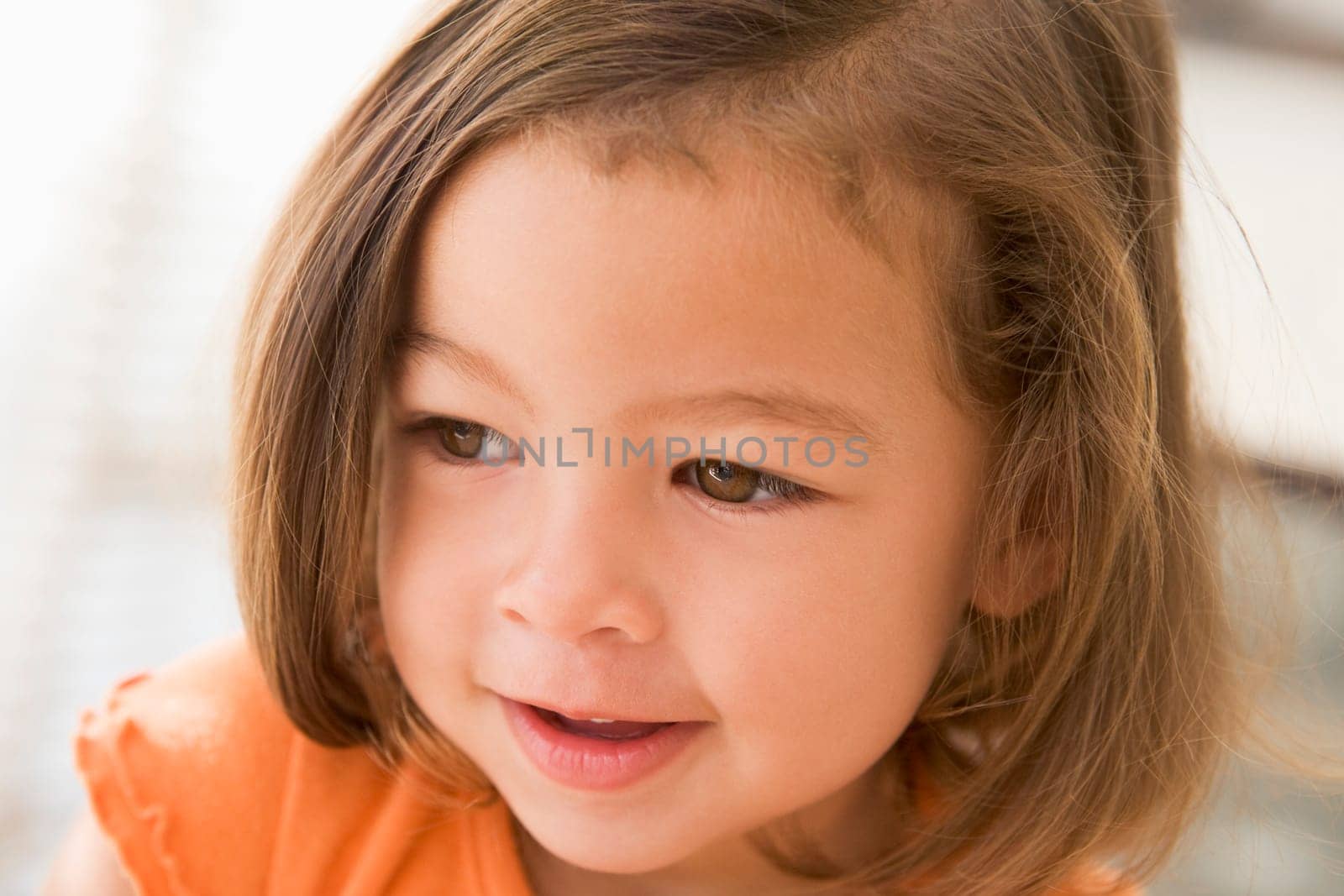 Young girl indoors