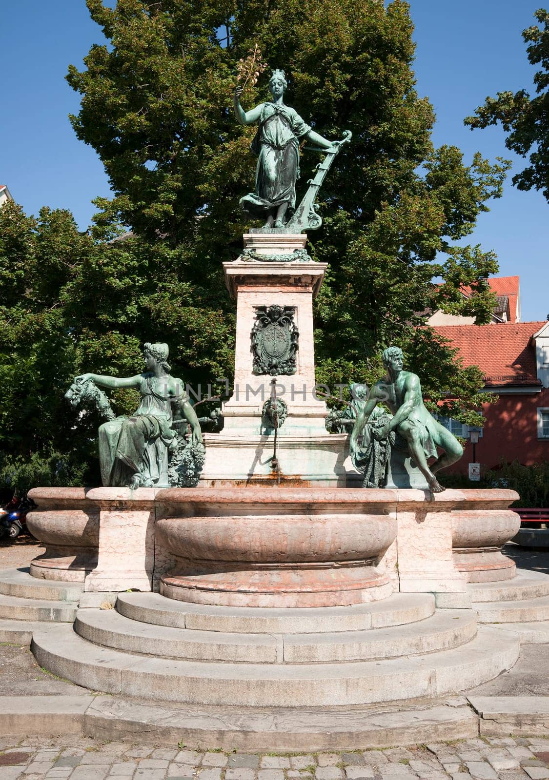 Lindavia Fountain in Lindau