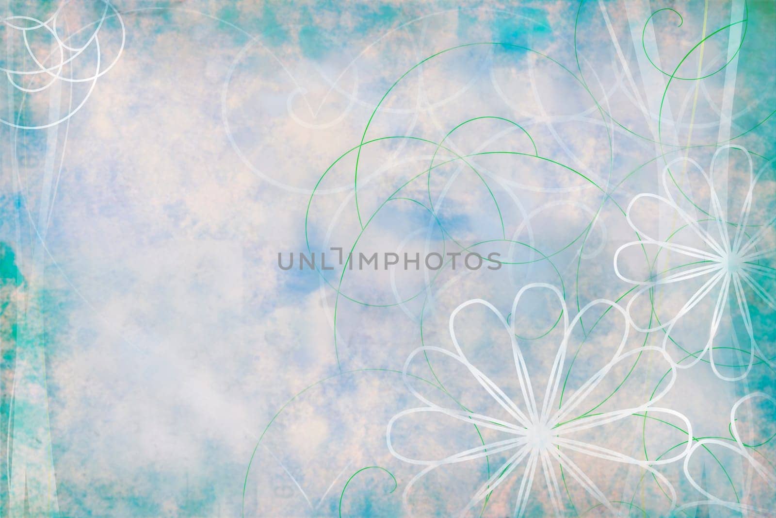 Background Texture Blossoms Pattern