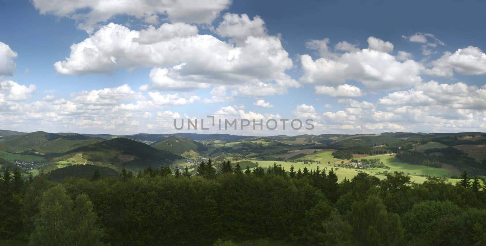 Hochsauerland Panorama from Wilzenberg