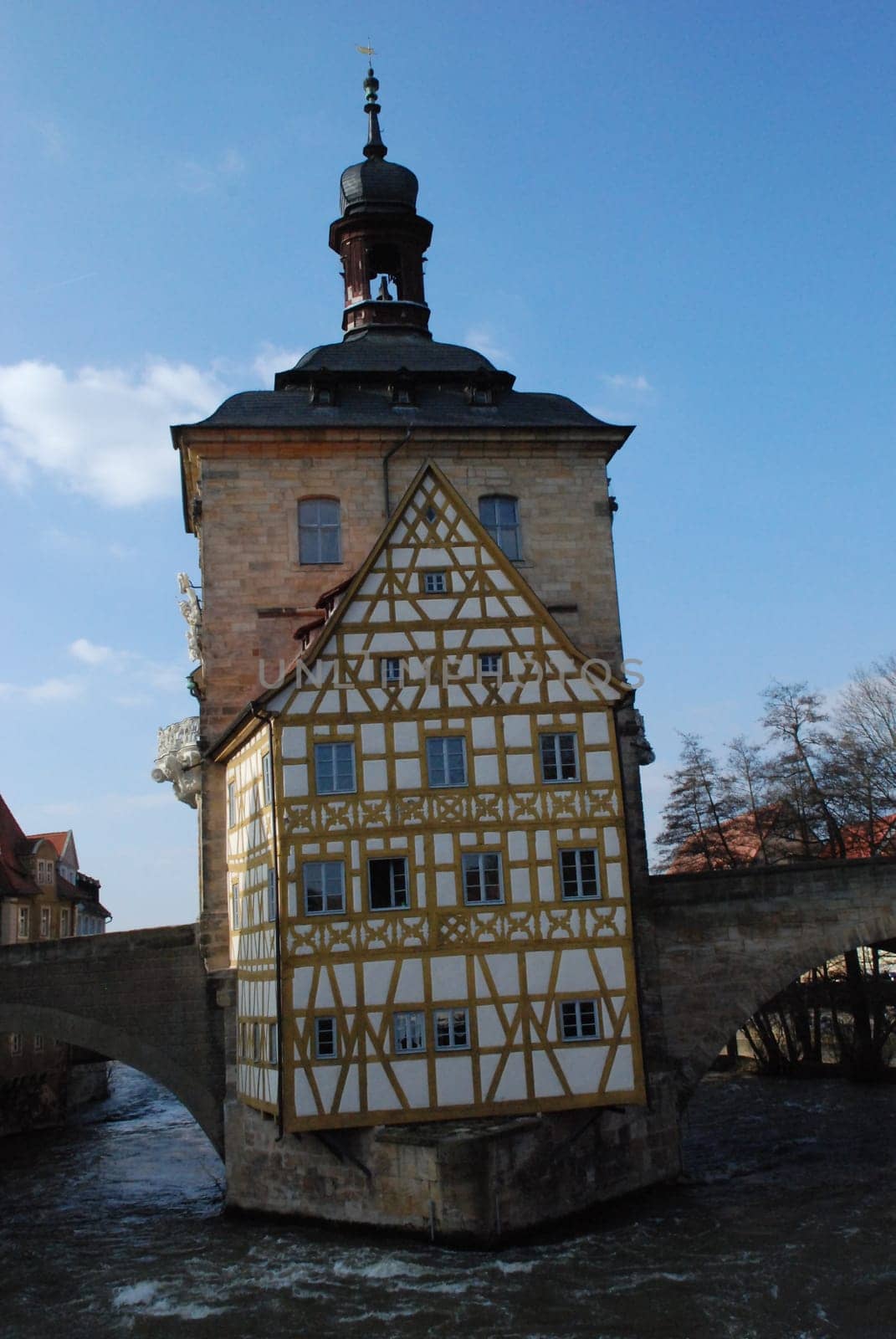 Bamberg Antique Old Town Hall Regnitz