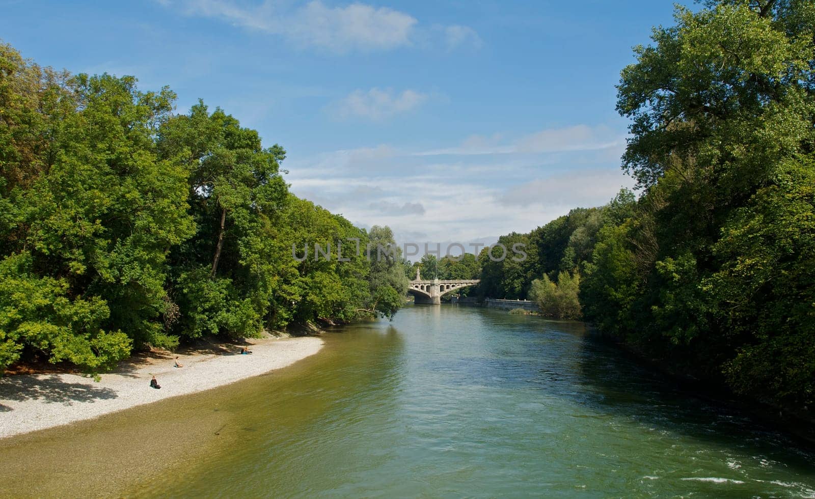 View of Munich's Isar