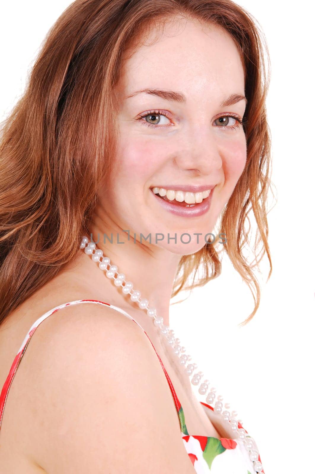 Pretty girl smiling.