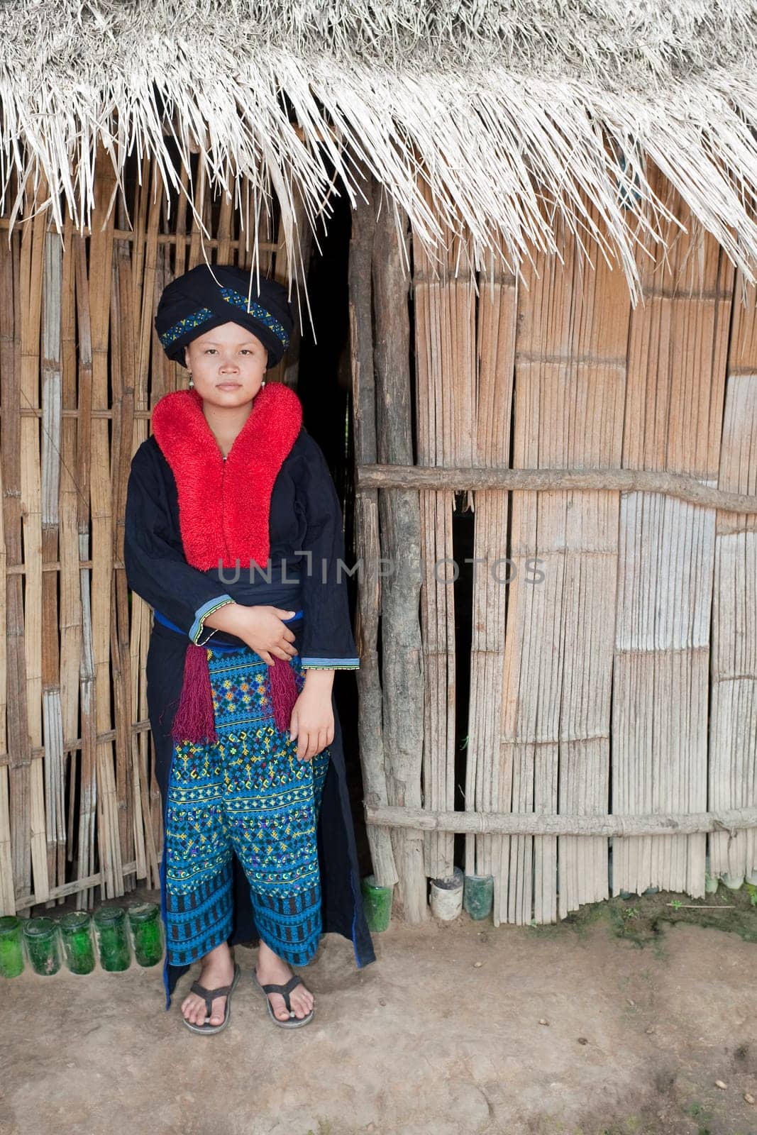 Asian woman from Laos,Yao ethnic group
