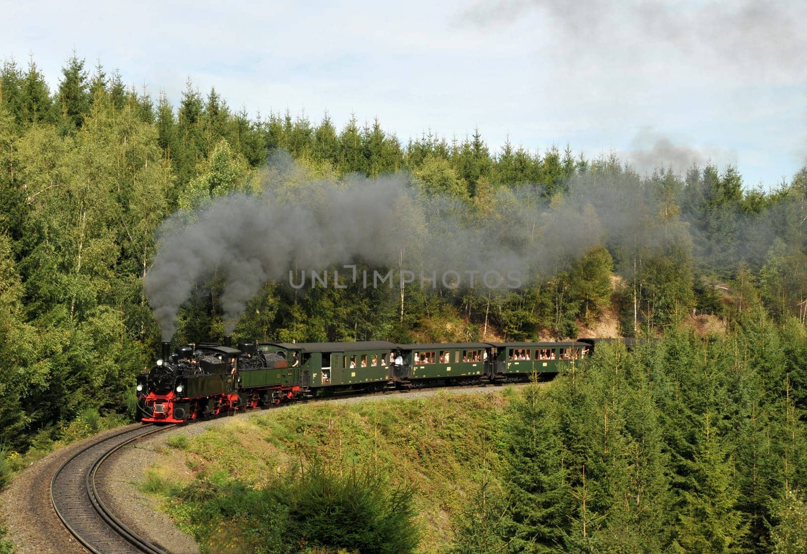 Special train runs to the Brocken in the Harz Mountains