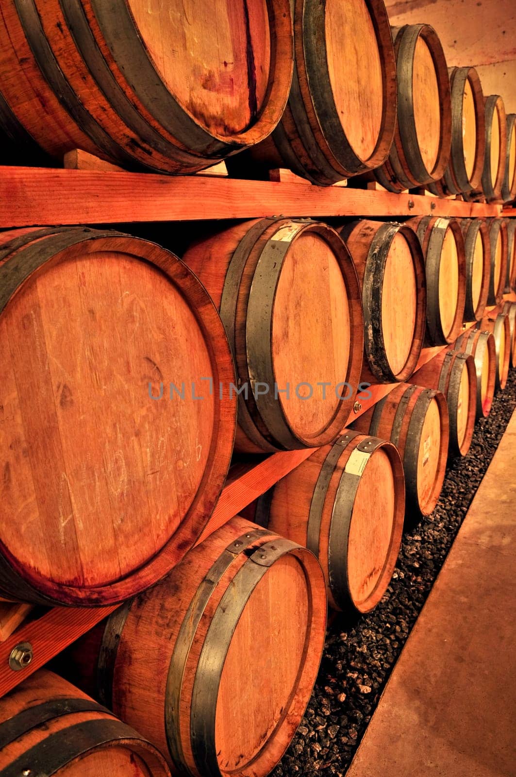 Wine barrels