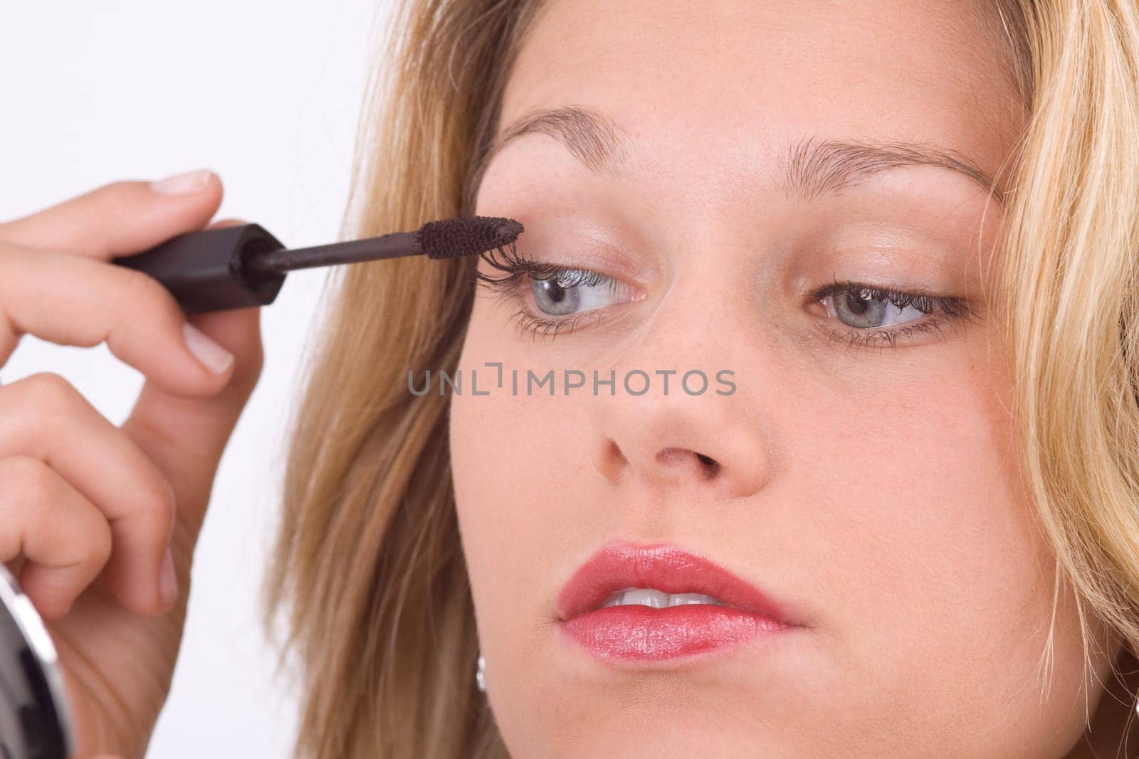 Eyelashes close