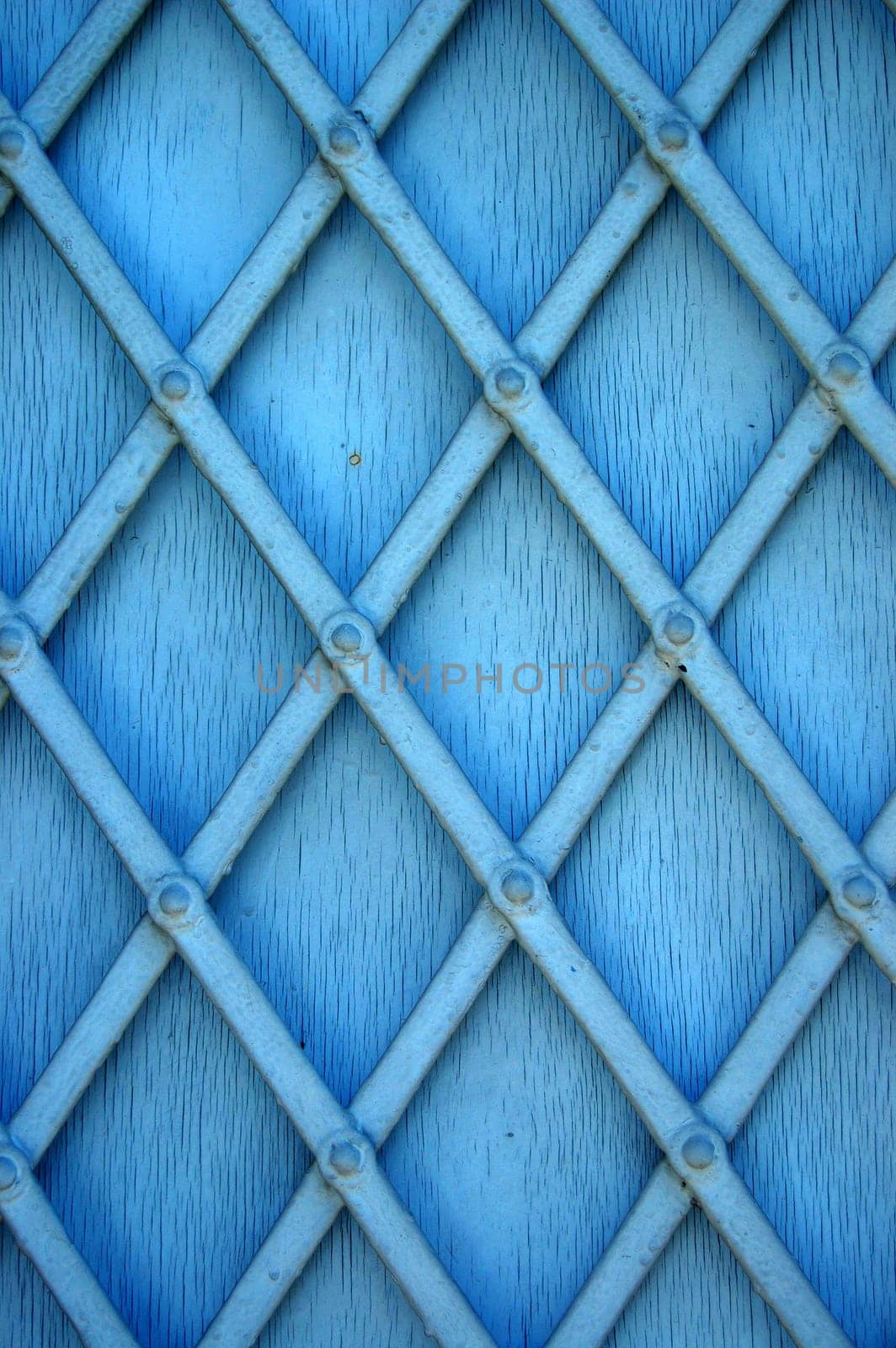 blue window shutter