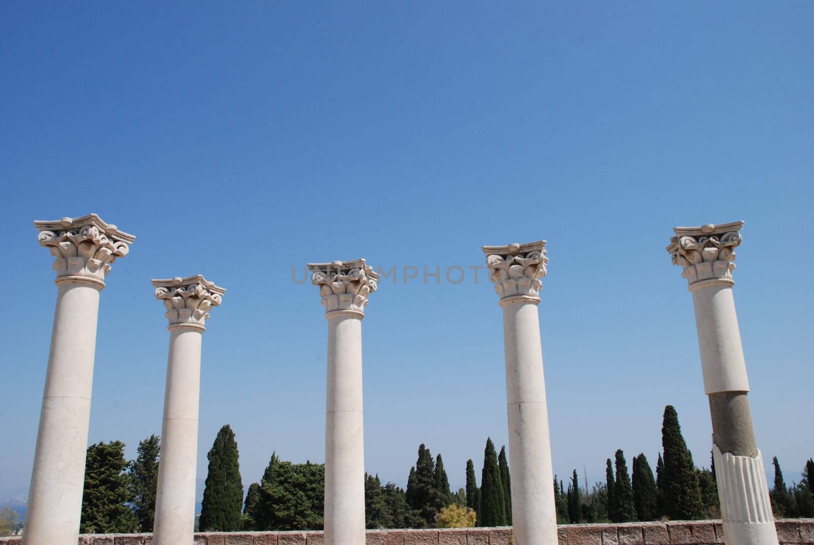 Ancient Columns Kos Greece