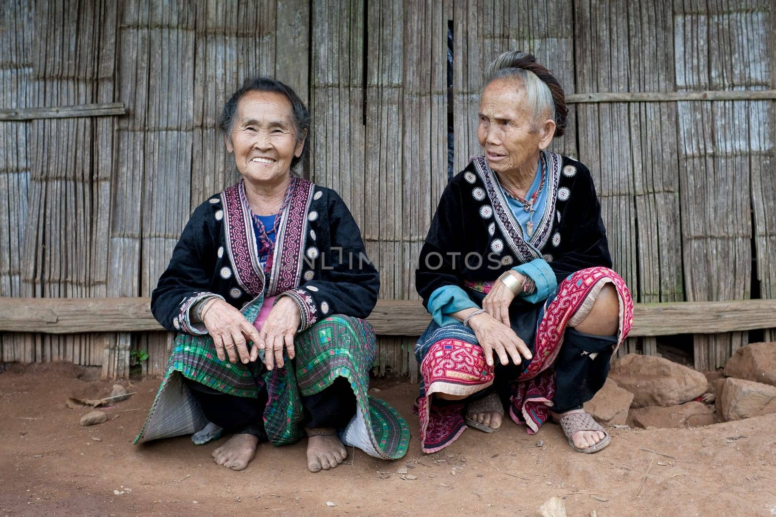 old women in Asia,ethnic group Meo