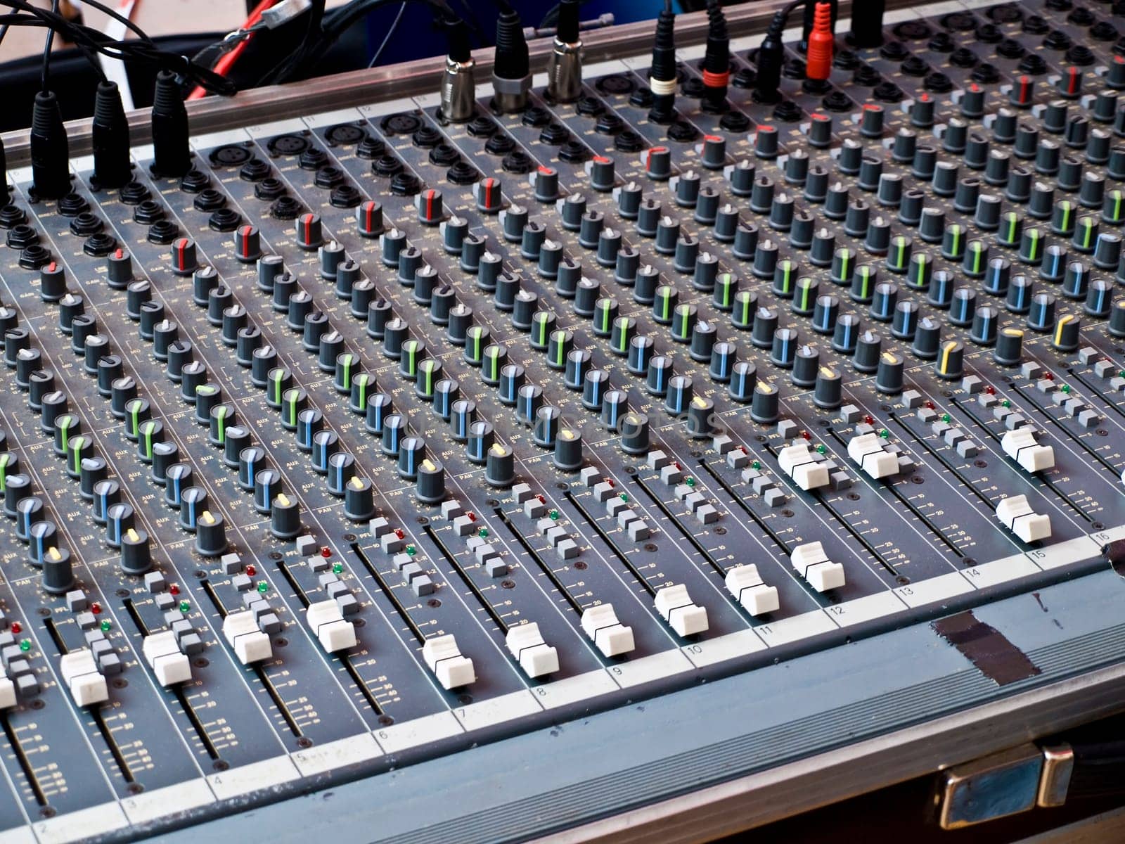Mixing console