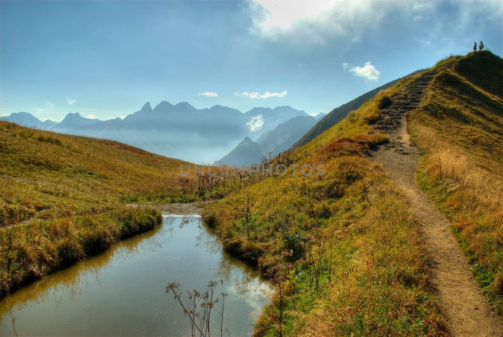 Hiking area on the Fellhorn