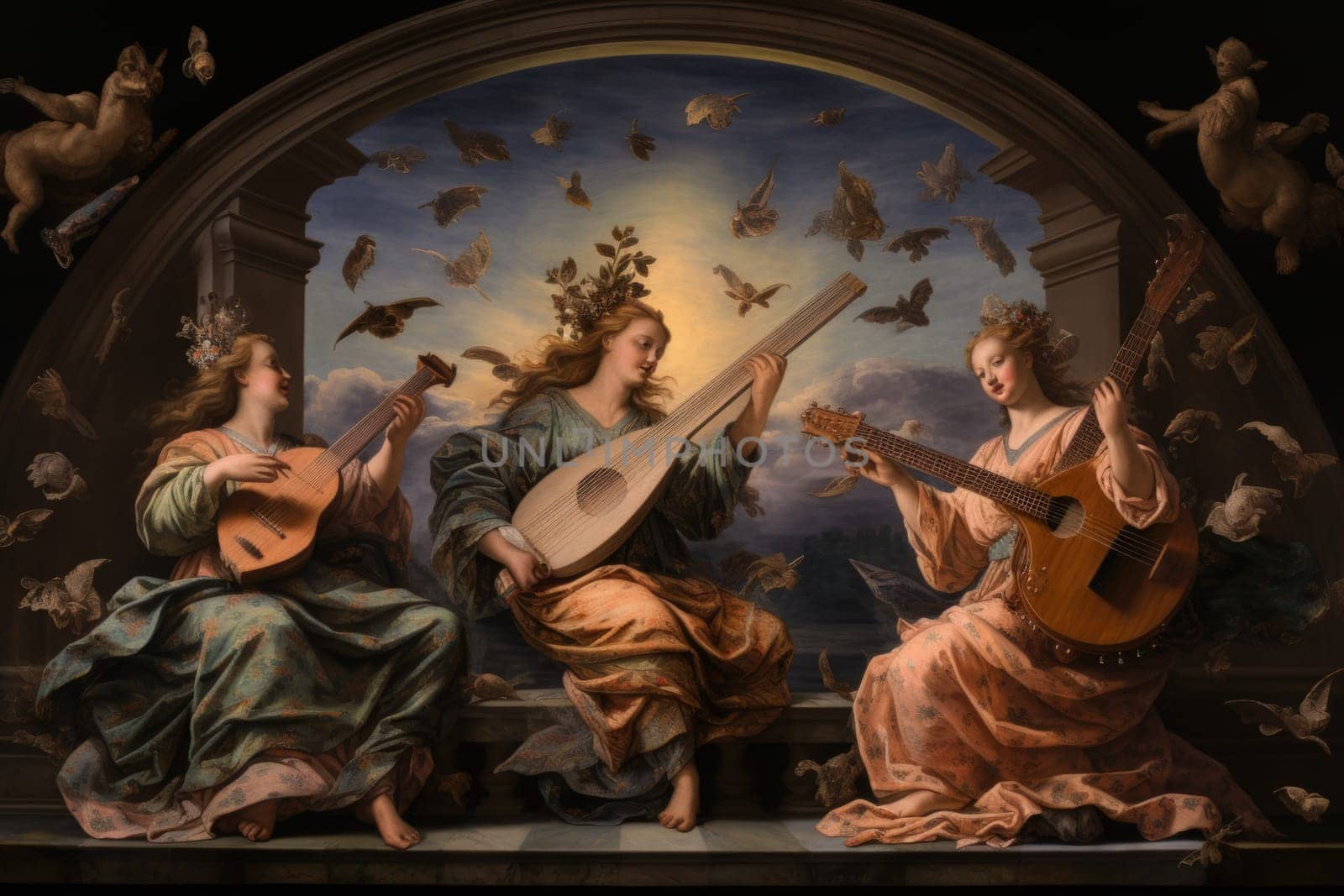 In the realm of fantasy, celestial harpists are ethereal beings whose music transcends the mortal plane and reaches the celestial realms.