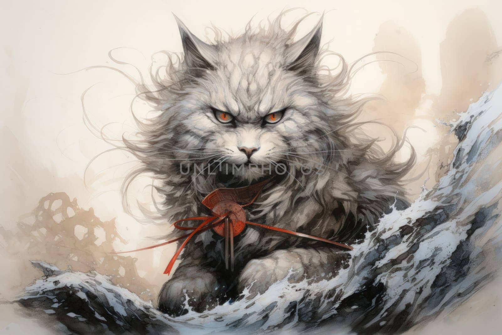 Witness the power and majesty of the ferocious thundercats in this captivating illustration crafted by a professional visual artist.