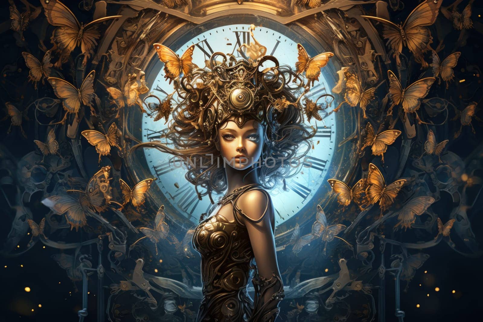 Step into a world where fantasy and mechanics intertwine, and witness the marvel of clockwork fairies.