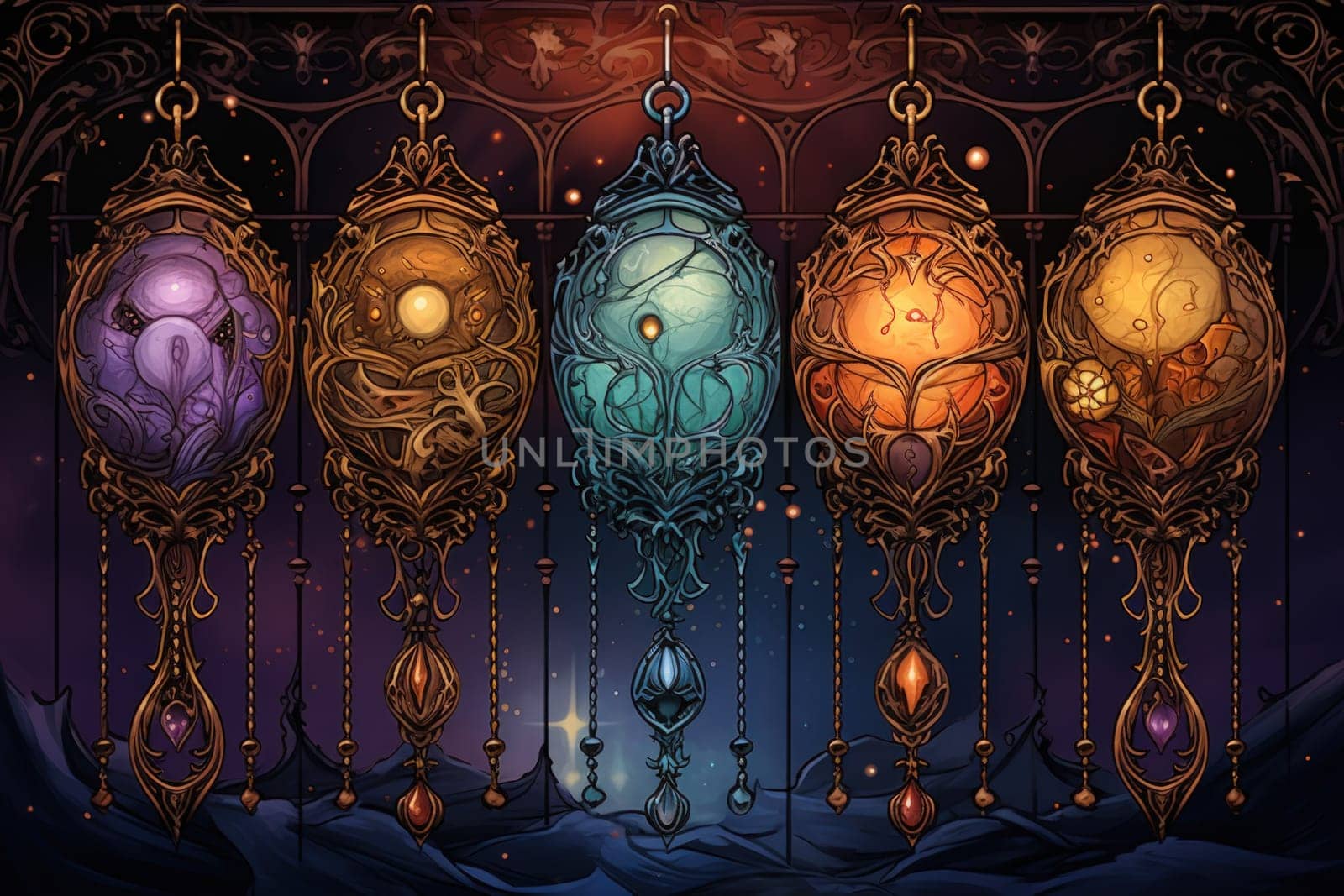 Deep within the realms of fantasy lie cursed amulets of forgotten sorcery, relics of a bygone era when magic ran rampant.