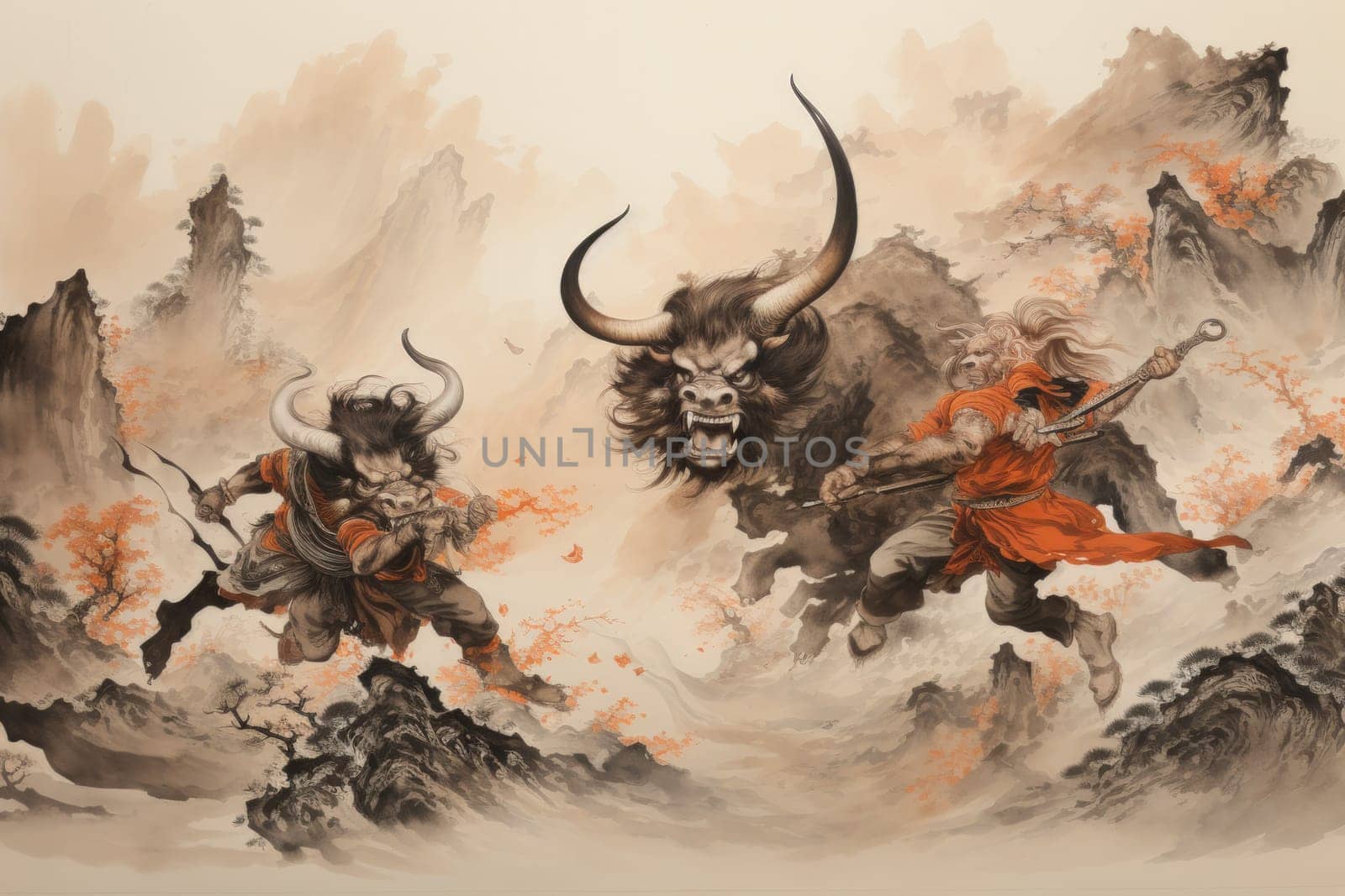 Enter a world of myth and legend where ferocious minotaurs, half-human and half-bull, reign supreme.