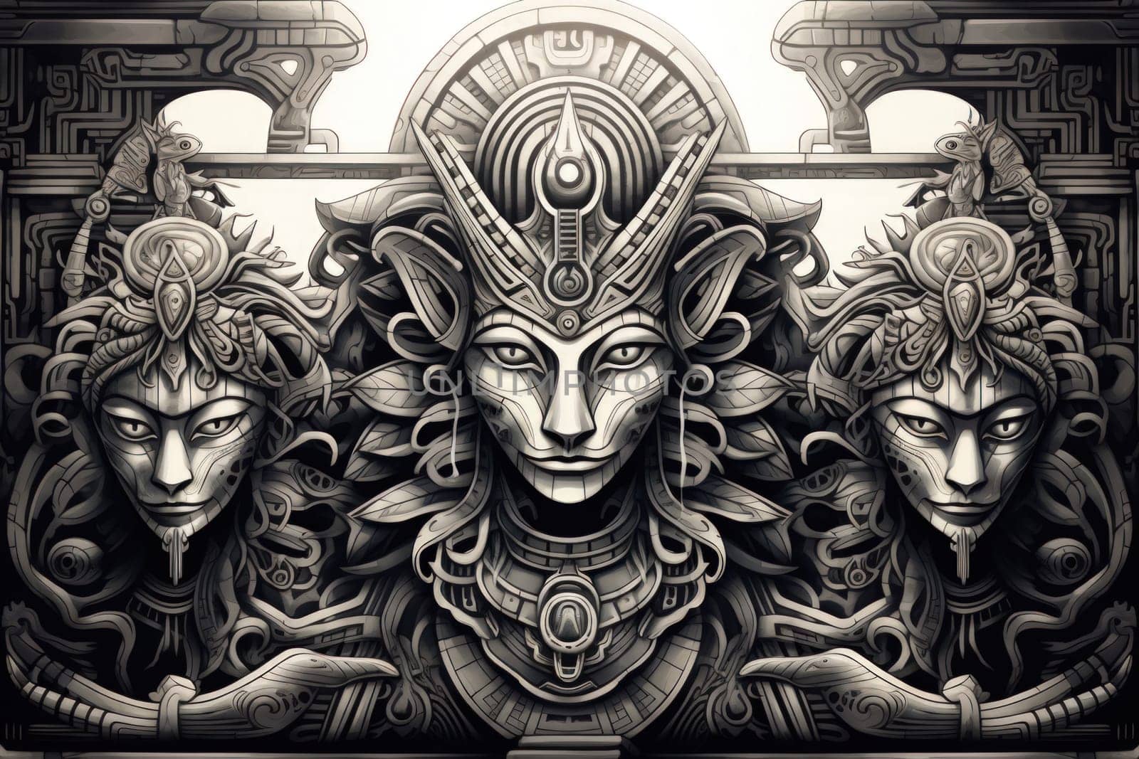 Delve into a realm of mystery and intrigue, where enigmatic sphinxes reign as guardians of ancient secrets.