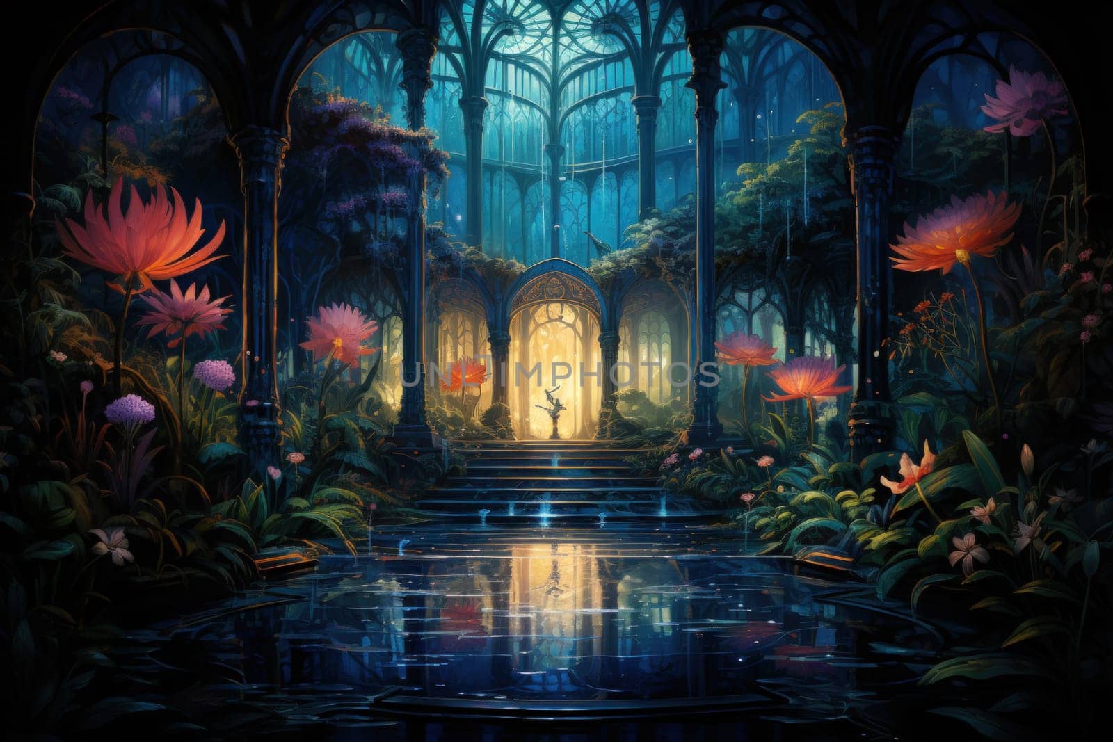 In the realm of fantasy, there are mystical and enchanting song fountains that bring harmony to the world around them.