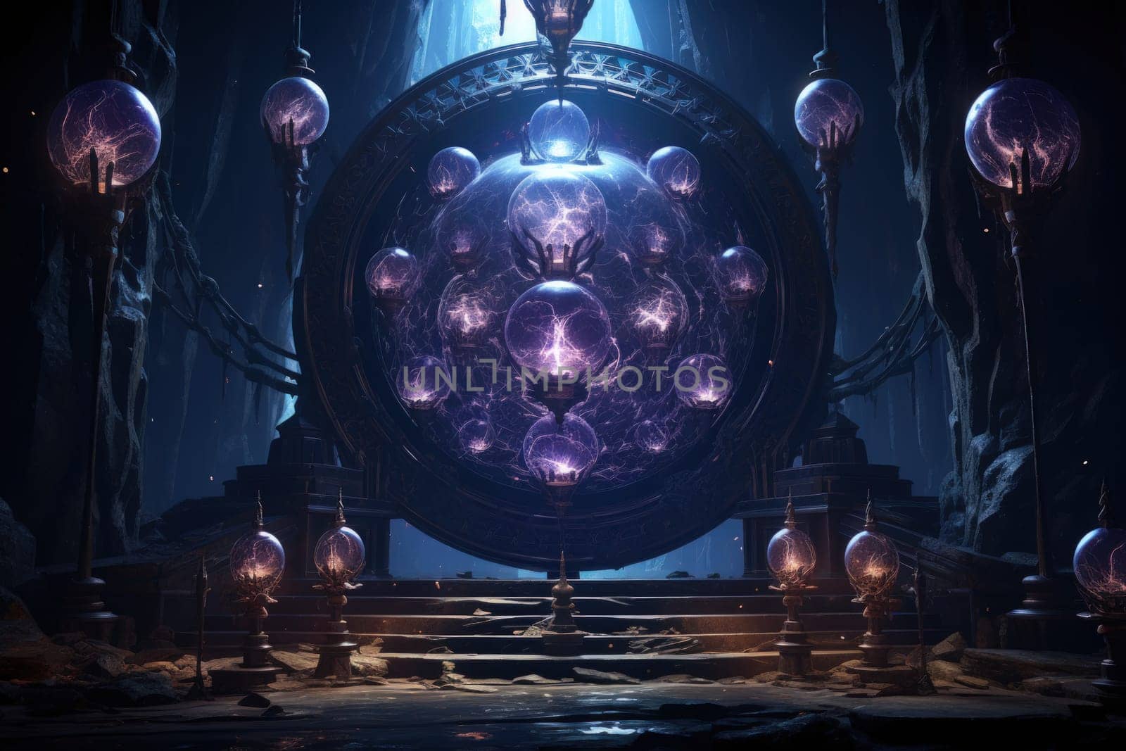 Immerse yourself in the realm of magic with this captivating illustration by a professional visual artist.