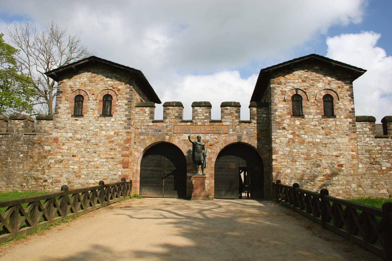 Roman fort Saalburg in the Taunus