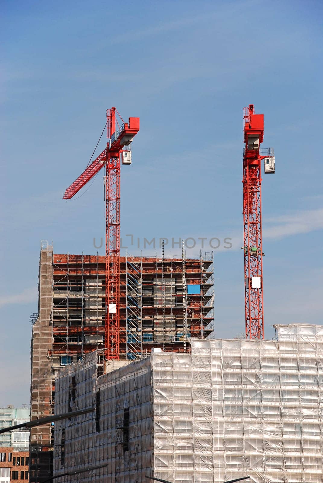 Large-scale construction site