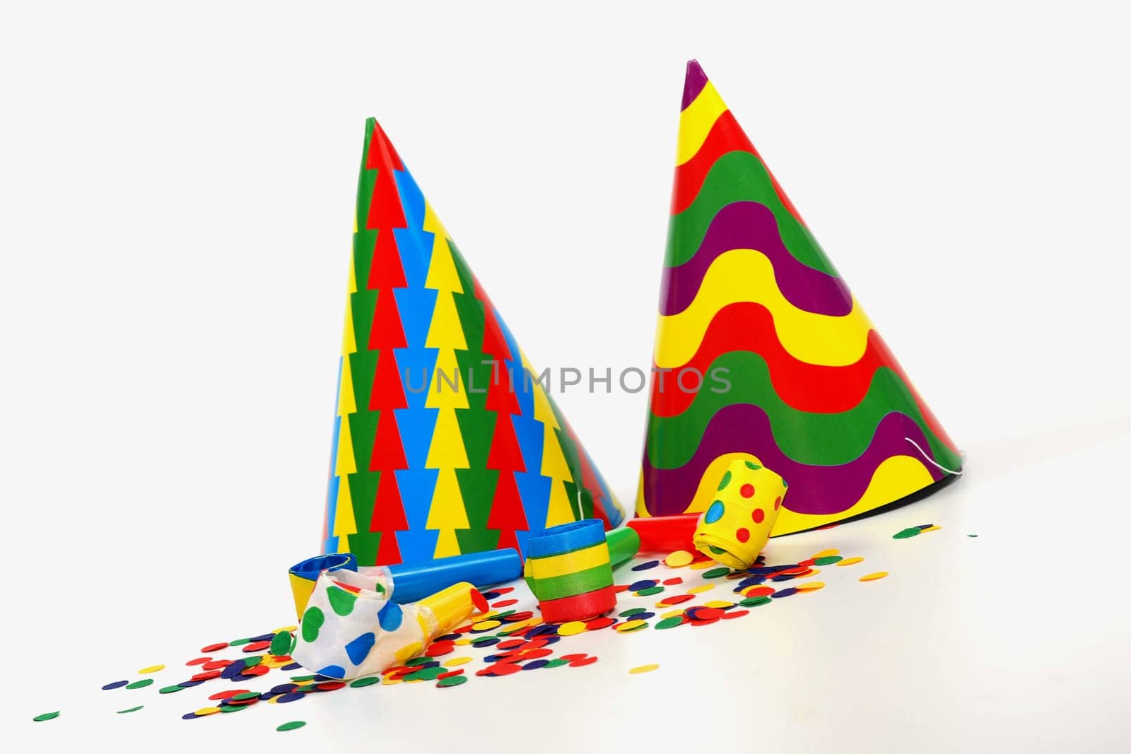 colorful carnival hat