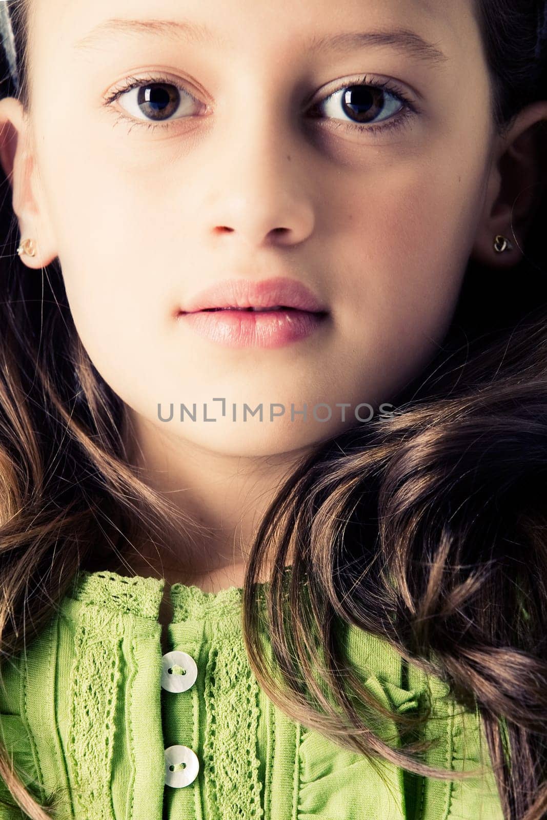 Straight child portrait