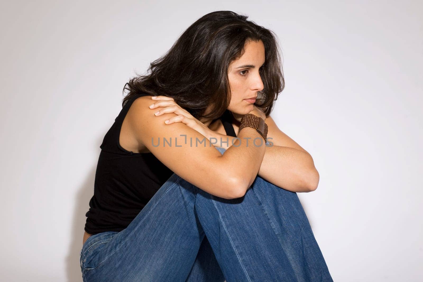 Woman with depression